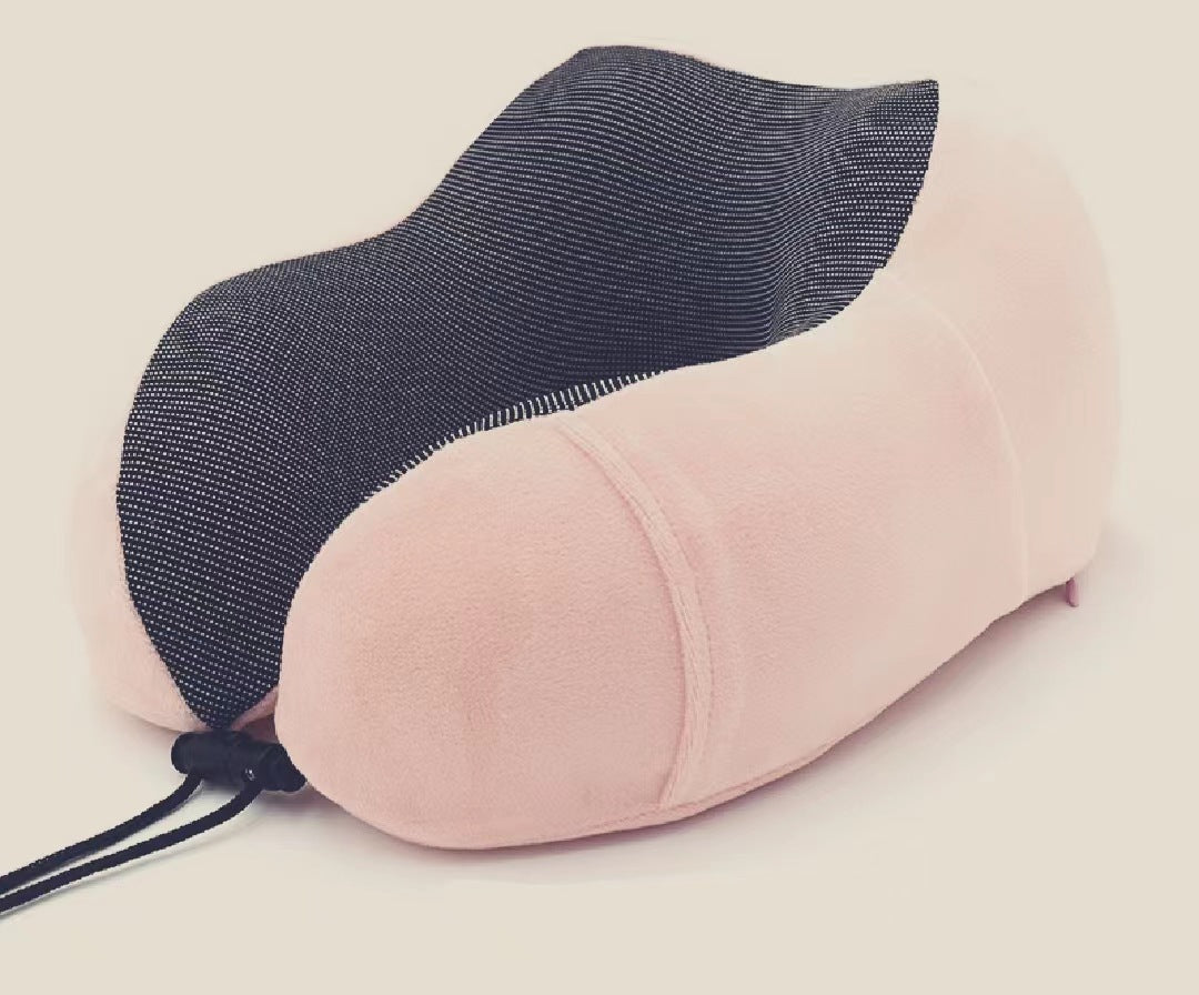 Memory foam U-shaped pillow can be collected U-shaped pillow gift car travel head pillow nap cervical spine neck pillow office