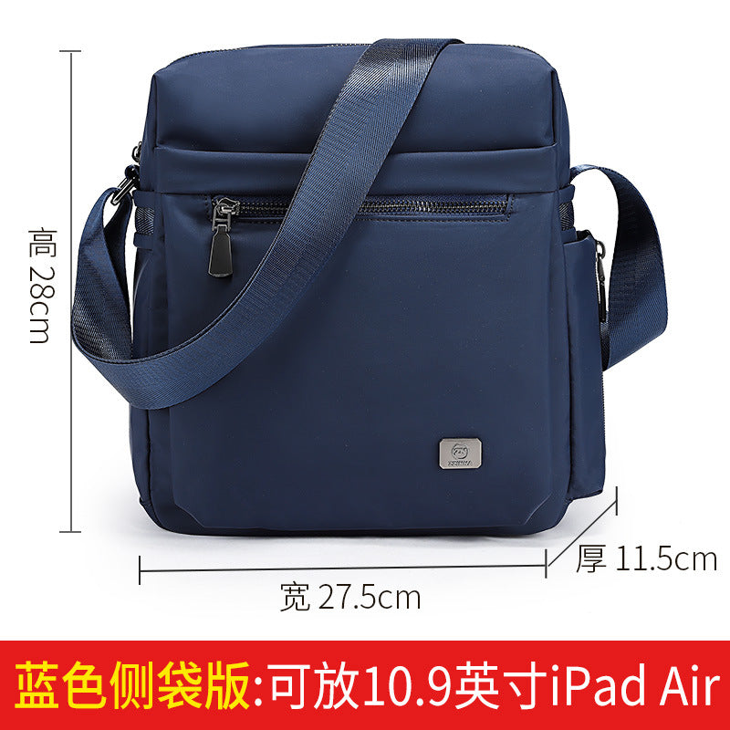 Zhina, mini mobile phone bag, oxford cloth men's bag, men's shoulder bag, trendy brand shoulder bag, simple small shoulder bag