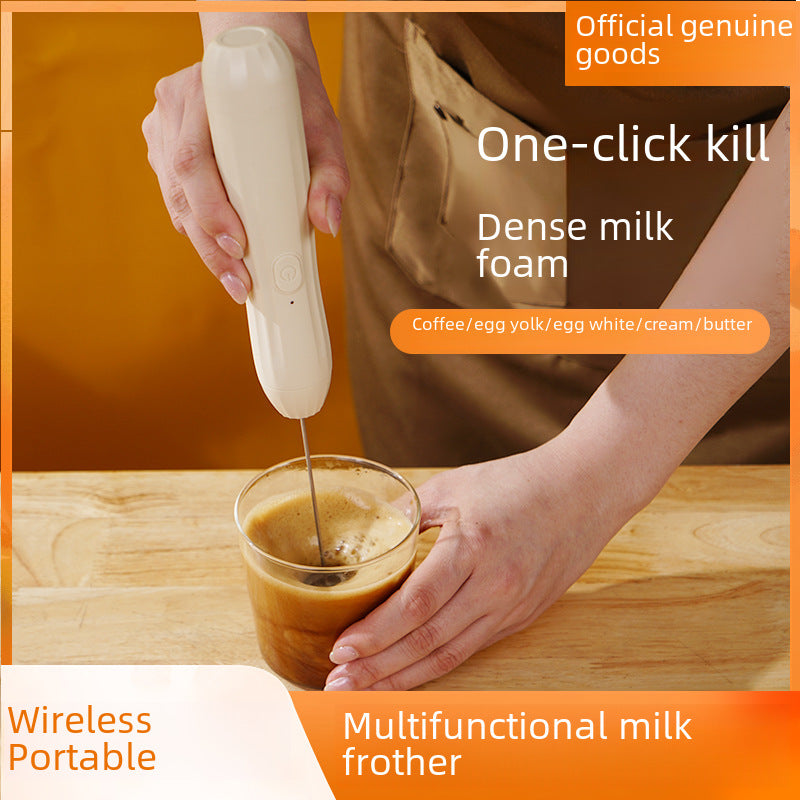 Milk frother, handheld, electric milk whisk, whisk, whother, electric whisk, household small milk frother cross-border