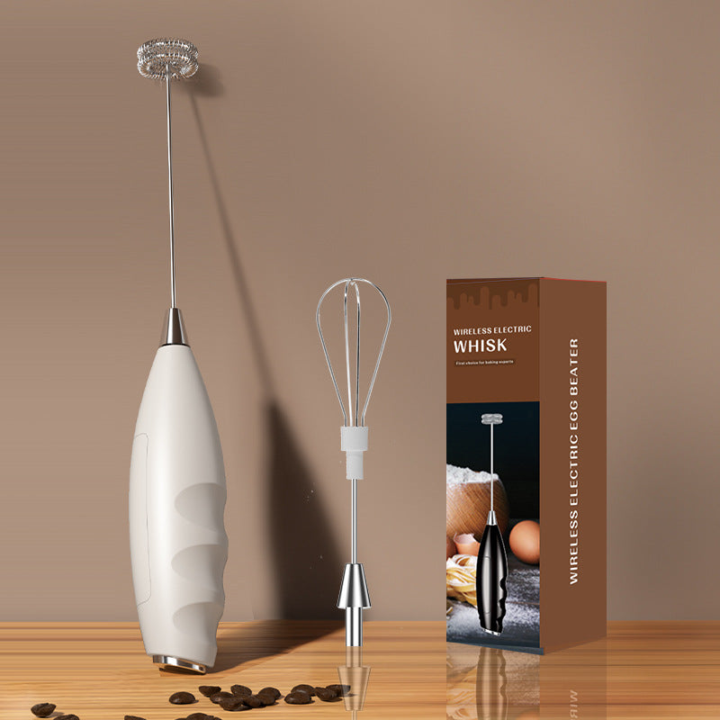 Milk frother, coffee frother, home electric milk frother, milk whisk, milk whisk, hand-held whisk, milk whisk, milk froth