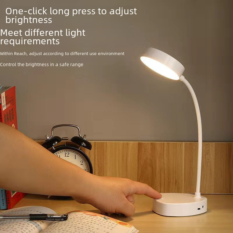 Cross-border usb eye protection creative folding charging LED smart night light student dormitory bedside reading small table lamp