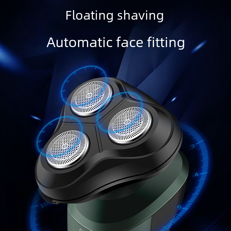 9D Electric Shaver for Men - Waterproof Rechargeable Razor with Multi-Functional Beard Trimmer