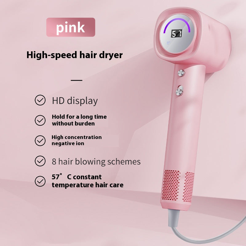 The new hair dryer high-power household negative ion high-speed hair dryer silent constant temperature hair care hair dryer cross-border