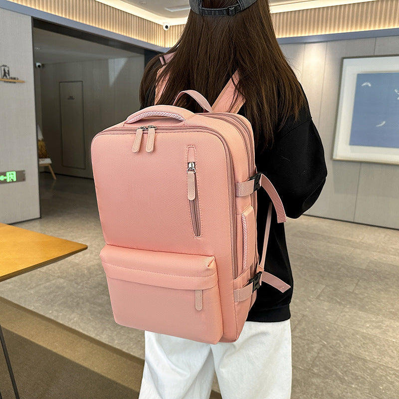 Cross-border travel expansion backpack for men and women with large capacity lightweight multi-functional luggage backpack business commuter computer bag