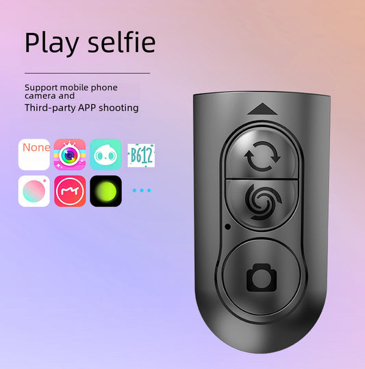 Mobile phone bluetooth self-timer, wireless bluetooth tibratok remote control, android ios system, shooting video remote control