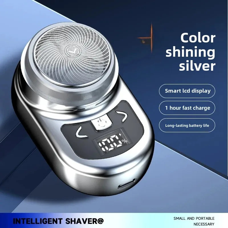 New Electric Shaver Men's Shaver Washable Mini Beard Sharpener Small Portable Rechargeable One Piece Delivery