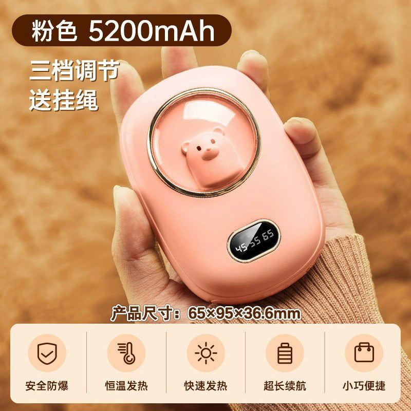 Internet celebrity 2024 new hand warmer mini portable hand warmer artifact usb charging hot hand warmer gift wholesale