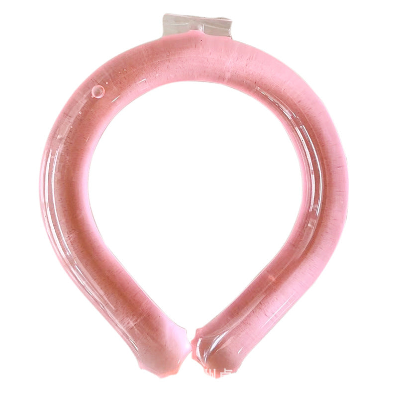 Summer halterneck cooling ring heatstroke artifact, office outdoor sports, physical cooling, heatstroke prevention collar, ice collar