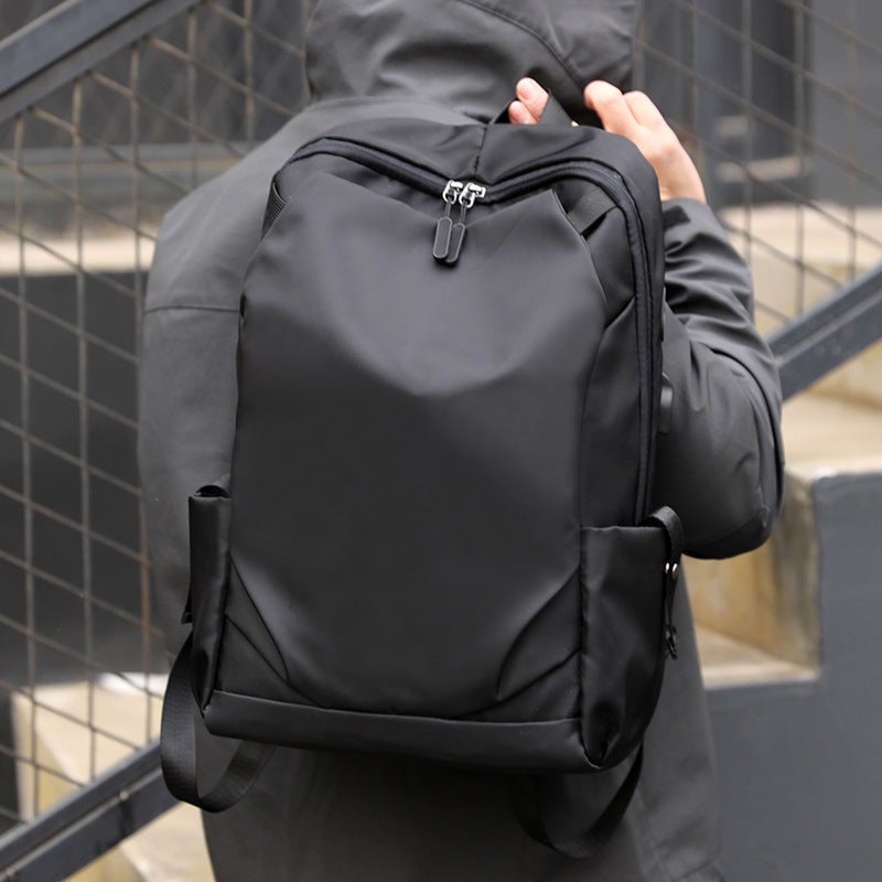 Computer backpack large capacity outdoor commuter men's backpack printed logo men's business backpack