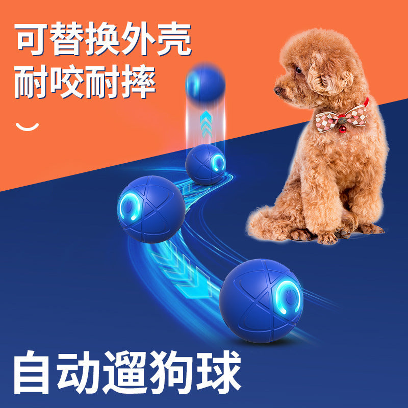 Jumping Ball Dog Toys Smart Funny Dog Wear-Resistant Self-Hilarious Boredom Artifact Companion Funny Cat Toys Anti-Demolition Home