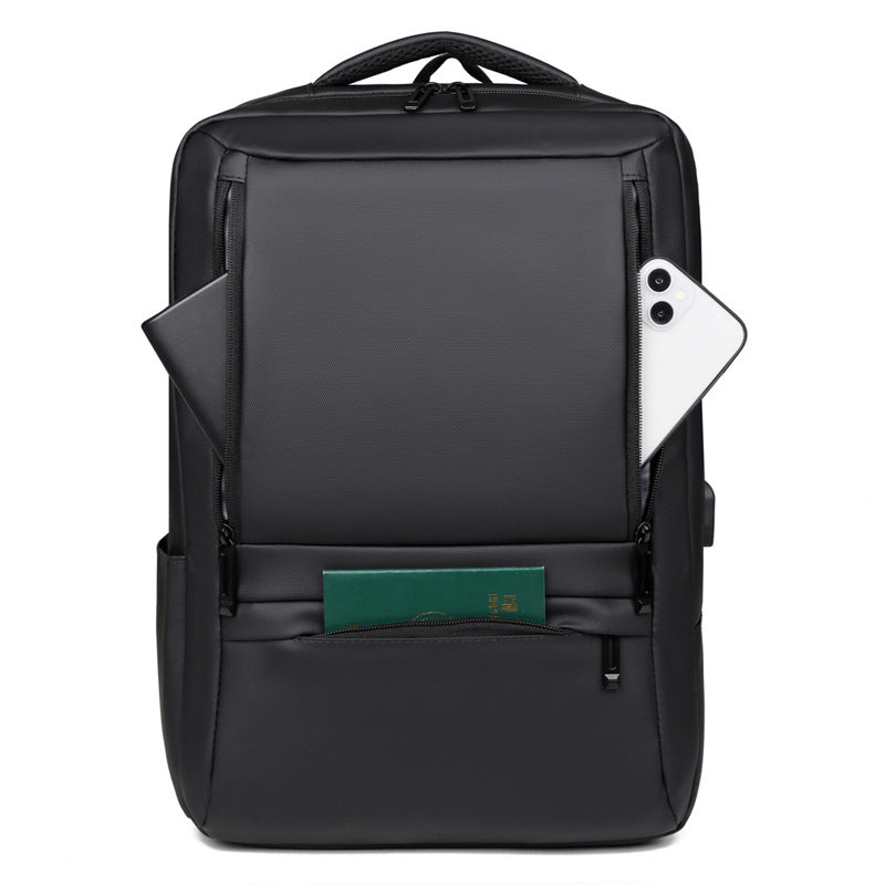 New Cross Border Business Backpack Men's 15 Inch USB Waterproof Computer Backpack Men's College Student School Bag Travel