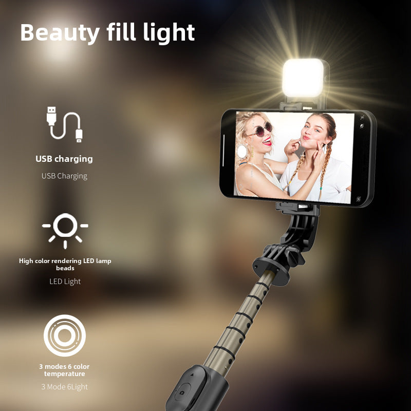 Manufacturer: mini phone, selfie stick, Q10S, bluetooth selfie, tripod, fill light, beauty live broadcast photo stand