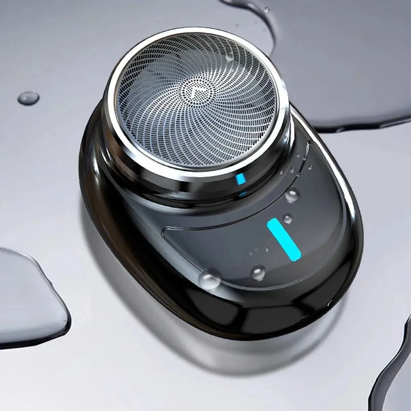 New Electric Shaver Men's Shaver Washable Mini Beard Sharpener Small Portable Rechargeable One Piece Delivery