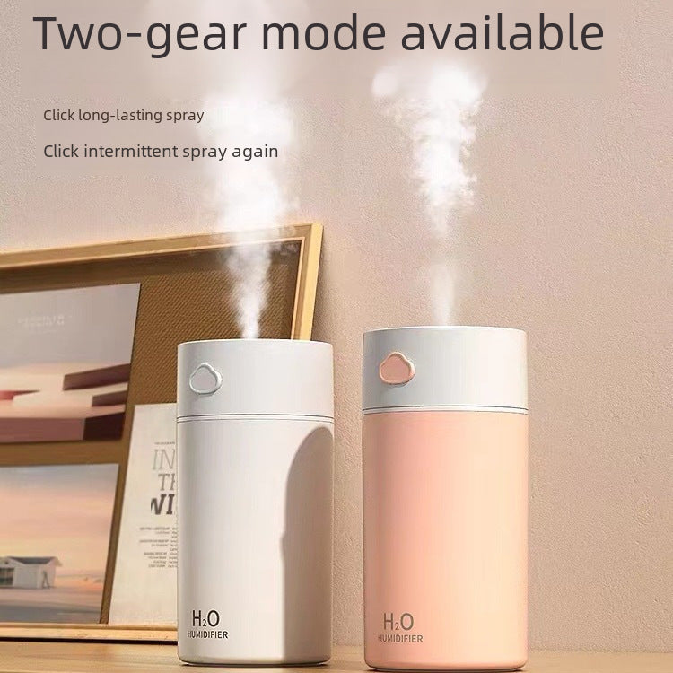 The new cloud humidifier USB home car mini hydration large capacity 400ML aromatherapy machine humidifier gift