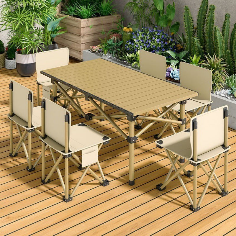 Portable Camping Table and Chair Set - Folding Outdoor Furniture with Bag