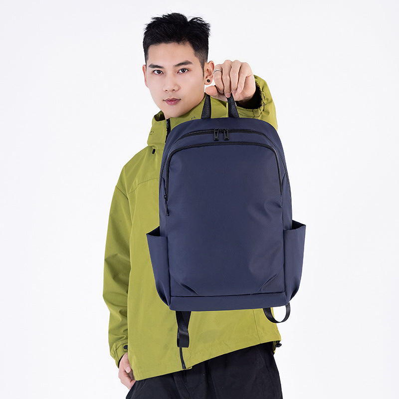 Large Capacity Student School Bag Cross Border Business Backpack Men's Commuter Computer Bag Printed LOGO Waterproof Casual Backpack