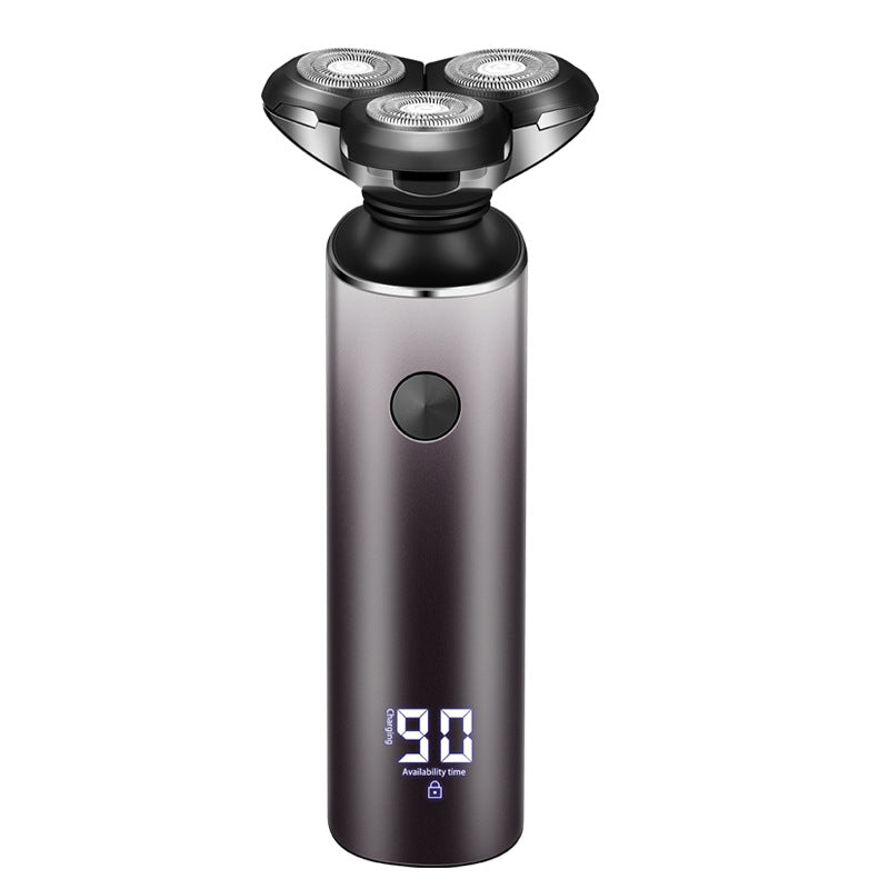 Digital display cross-border electric shaver type-c multi-functional men's rechargeable beard sharpener smart high-end razor