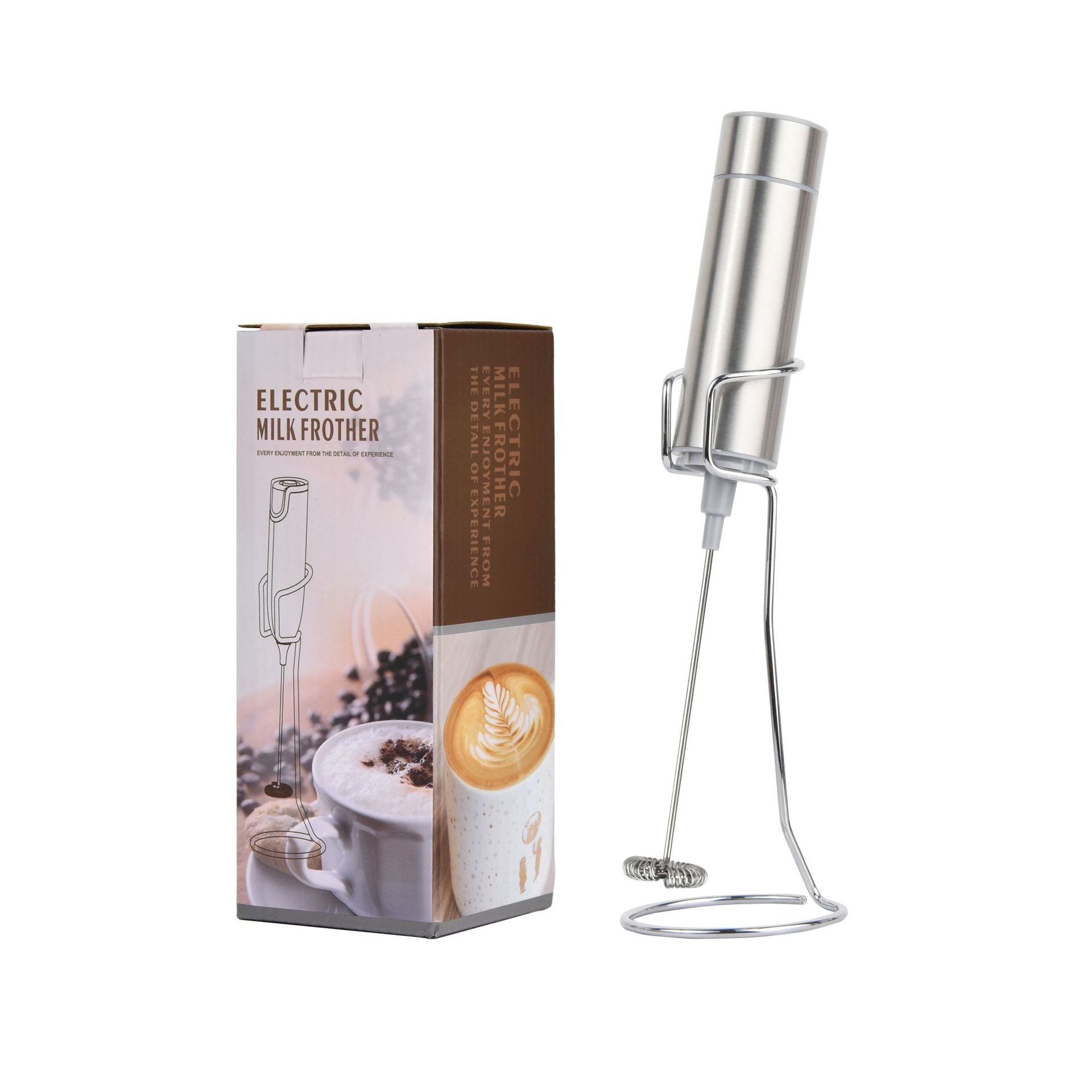 Milk frother, coffee, mini kitchen appliances, aluminum alloy body, handheld whisk, frother, electric milk frother