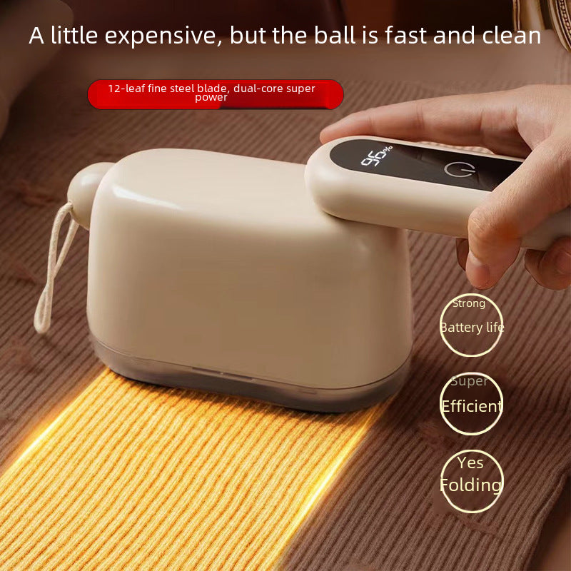 New Folding Power Exclusive Display USB Double-Headed Hair Ball Trimmer Shaving Machine Household Electric Sticky Hair Artifact Wholesale