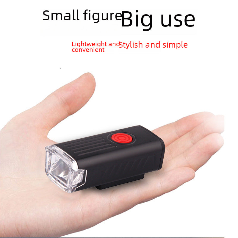 Cross border 2255 bicycle headlight warning tail light led waterproof usb set cycling mountain bike accessories