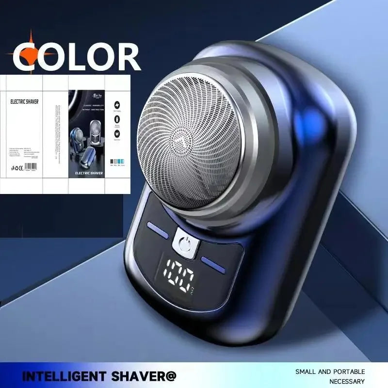 New Electric Shaver Men's Shaver Washable Mini Beard Sharpener Small Portable Rechargeable One Piece Delivery
