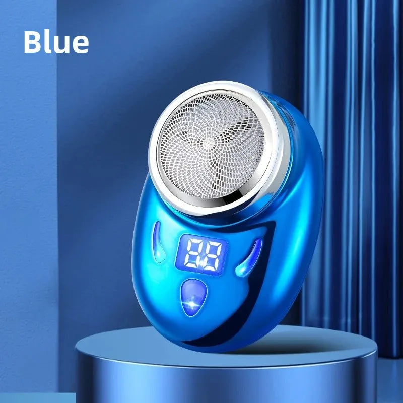 New Electric Shaver Men's Shaver Washable Mini Beard Sharpener Small Portable Rechargeable One Piece Delivery