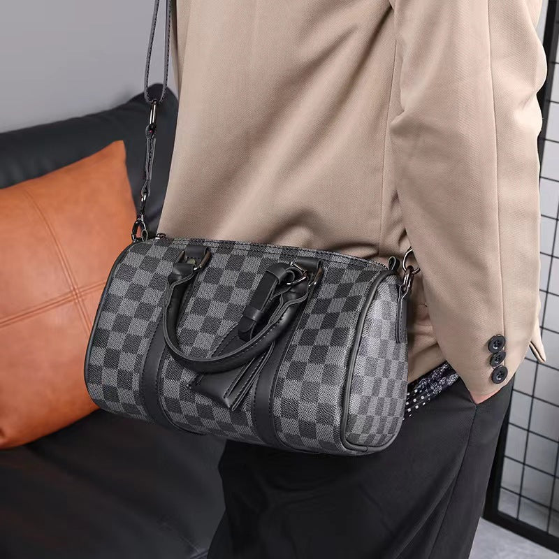 Men’s Korean Style Crossbody Bag - Trendy Small Shoulder Bag for Daily & Streetwear