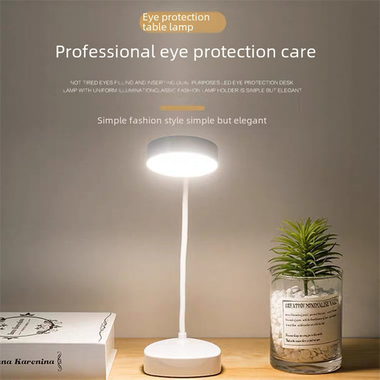 Cross-border usb eye protection creative folding charging LED smart night light student dormitory bedside reading small table lamp