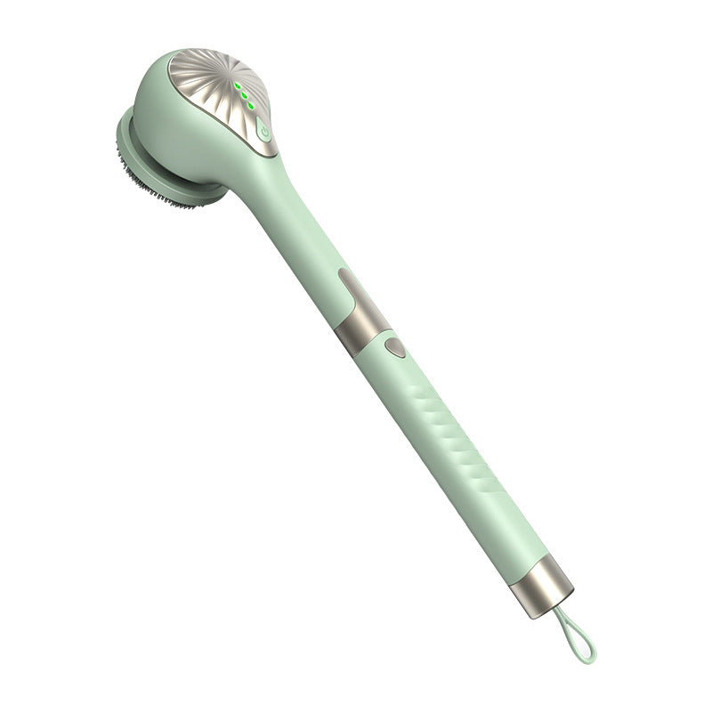 Cross-border long-handled electric bath scrubbing instrument, bath brush, bath back rubbing artifact, automatic bath brush, powerful plaster rubbing mud machine