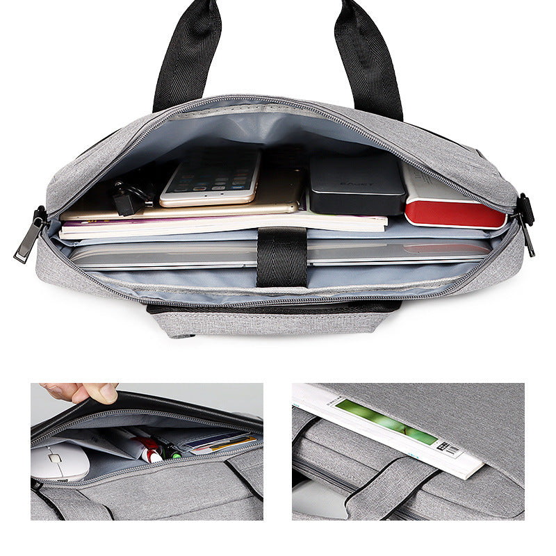 Wholesale Shoulder Laptop Bag Waterproof Briefcase 131415.6 inch Men & Women Can Print Logo