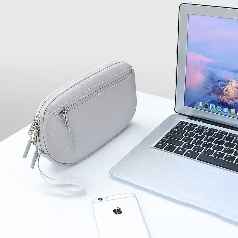 New Simple Series Data Cable, Headphone Charger, Portable Digital Electronic Accessories, Storage Bag, Clutch, Bag