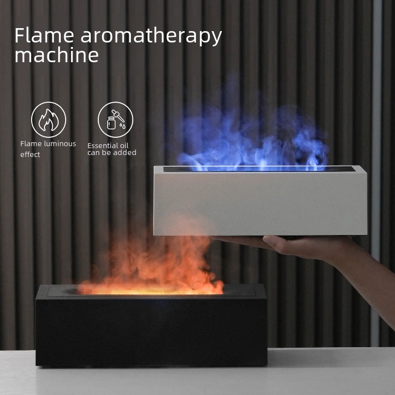 Nordic Omu Flame Aromatherapy Humidifier Home Large Fog Volume Flame Diffuser Essential Oil Diffuser Ambient Light