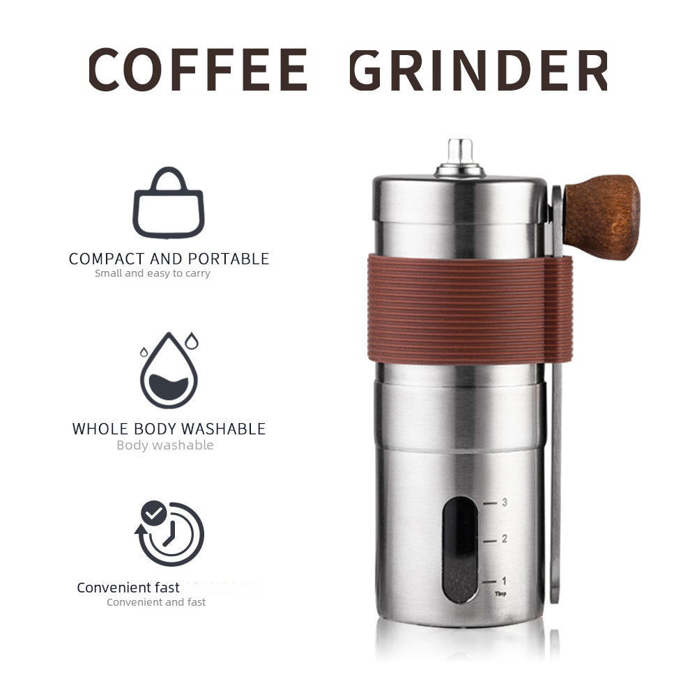 Manufacturer's Source Portable Hand Coffee Maker 304 Stainless Steel Grinder Upgrade the new manual grinder