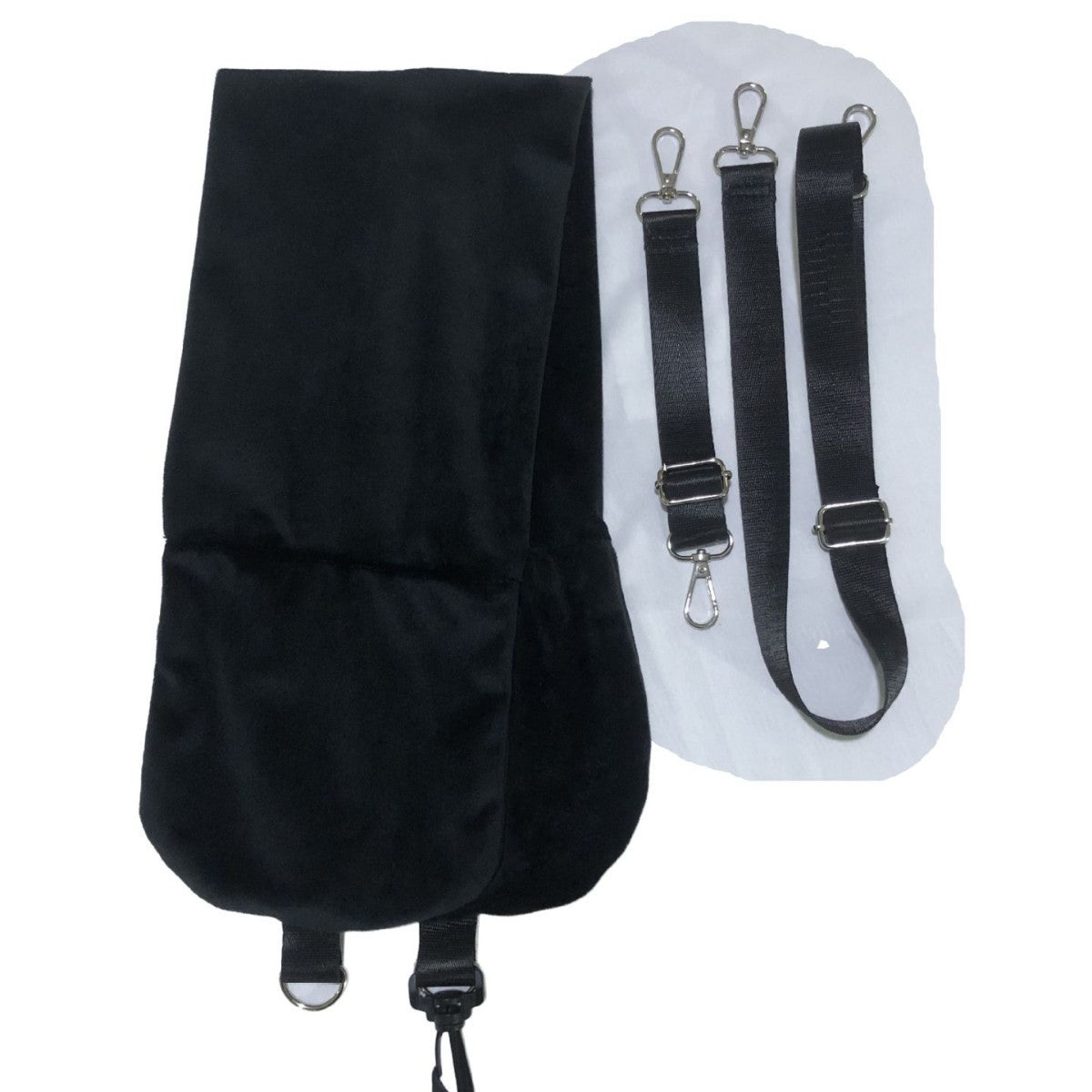 popular travel U-shaped pillows can be filled with clothes, luggage pillowcases, soft plush filled multi-functional pillows