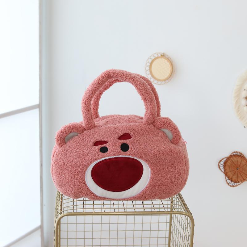 Hot Selling Cartoon Soft Cute One Shoulder Bag Plush Student Handbag Office Worker Storage Women's Large Capacity Crossbody Bag