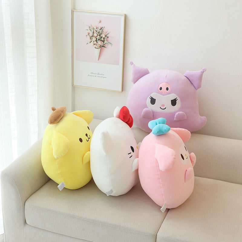 Cartoon soft cute new little devil paca dog pudding dog pillow living room sofa bedroom bed pillow can be wholesale