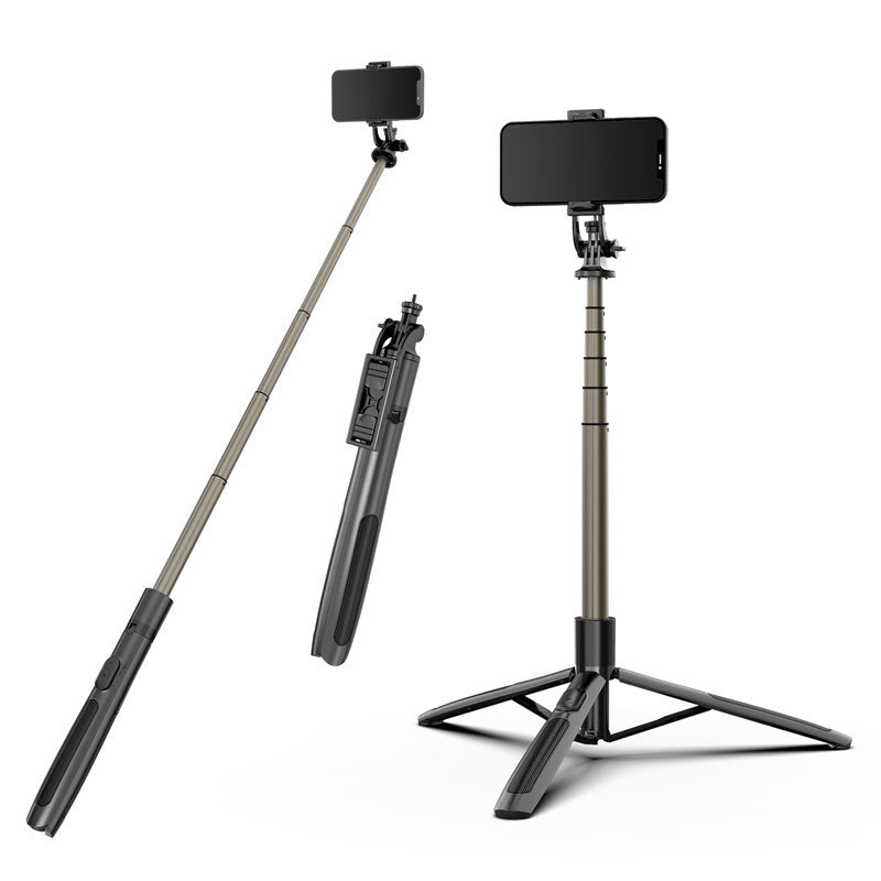 Q06 Live Broadcast Stand Extended Aluminum Alloy Bluetooth Selfie Stick Q16 All-in-one Multi-functional Floor Tripod to take pictures