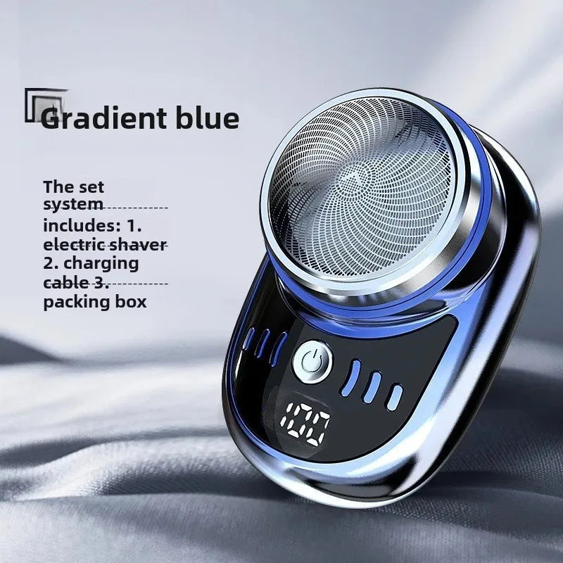 New Electric Shaver Men's Shaver Washable Mini Beard Sharpener Small Portable Rechargeable One Piece Delivery