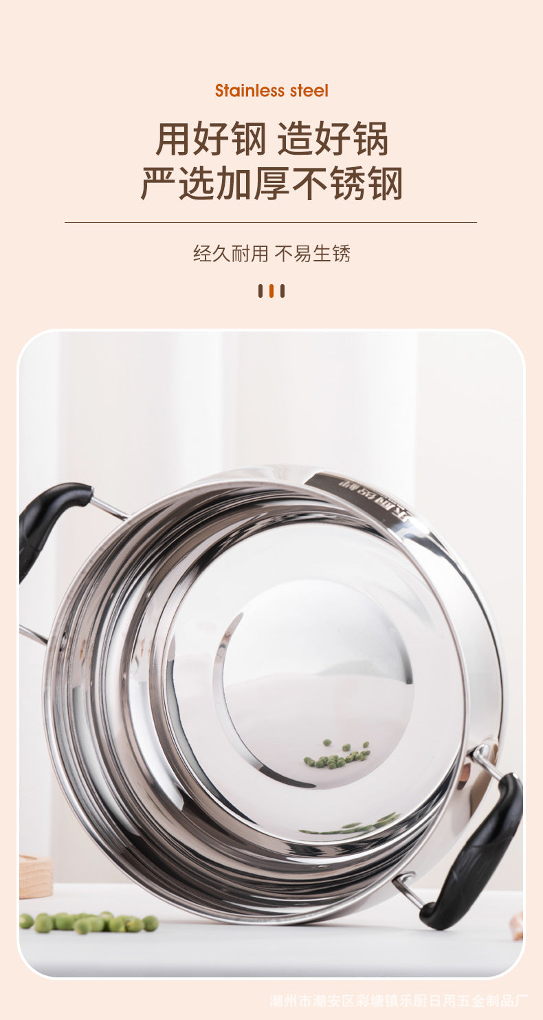 Year of the Dragon gift pots, non-magnetic stainless steel pots, amphora soup pots, heart-warming soup pots, arc-shaped pearl soup pots, induction cookers