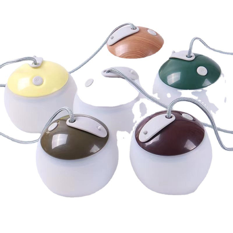 New cross-border multifunctional retro camping usb rechargeable led tent outdoor horse lantern hand lamp silicone camping lantern