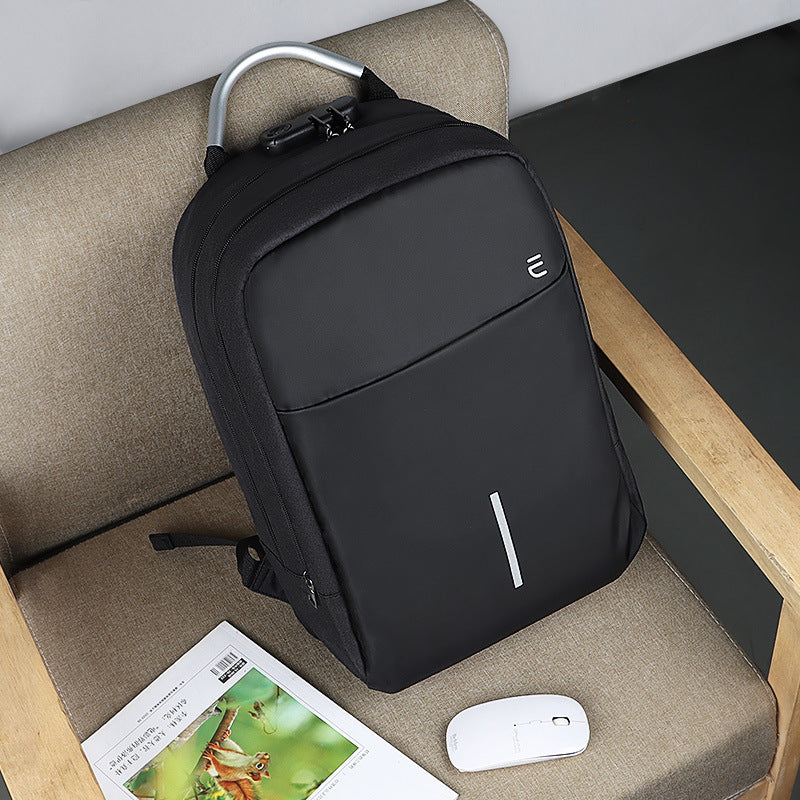 Backpack, laptop bag, anti-theft, waterproof, schoolbag for boys and girls, school bag, casual business, large capacity, 15.6 inches