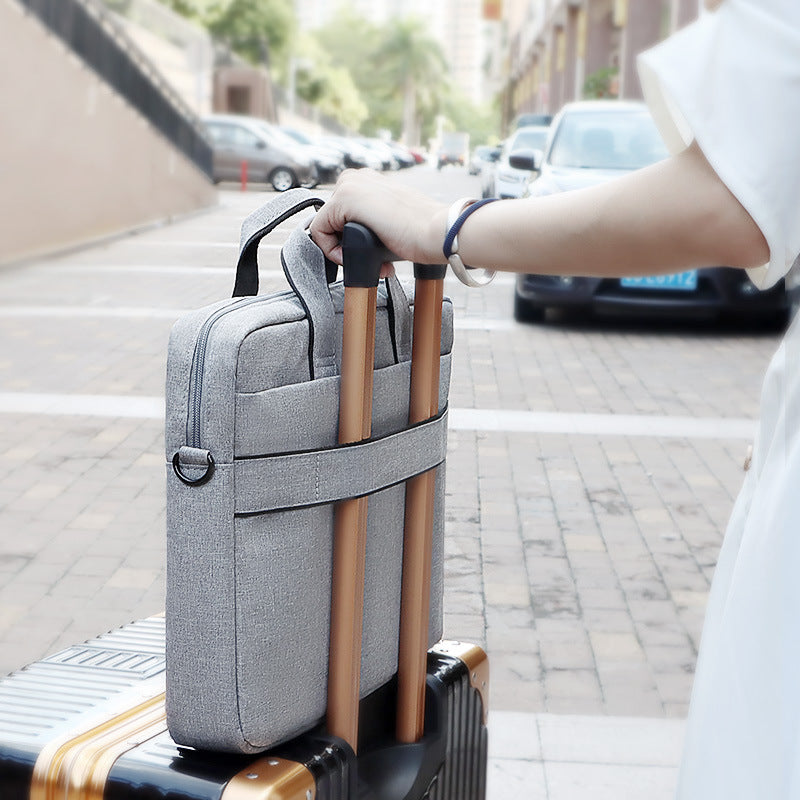 Wholesale Shoulder Laptop Bag Waterproof Briefcase 131415.6 inch Men & Women Can Print Logo