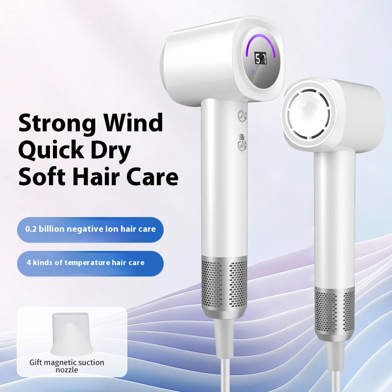 The new hair dryer high-power household negative ion high-speed hair dryer silent constant temperature hair care hair dryer cross-border