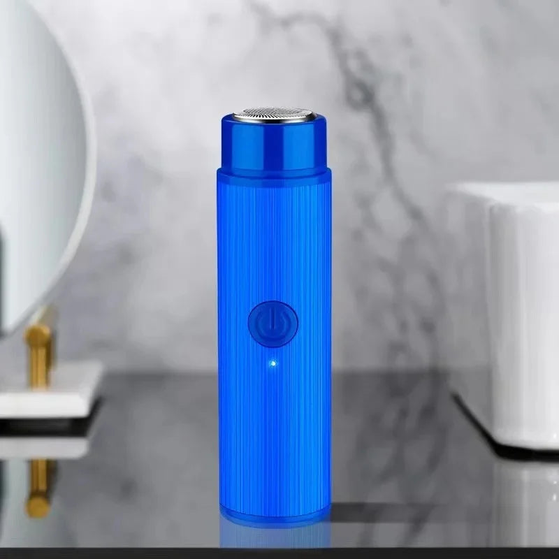 New Electric Shaver Men's Shaver Washable Mini Beard Sharpener Small Portable Rechargeable One Piece Delivery