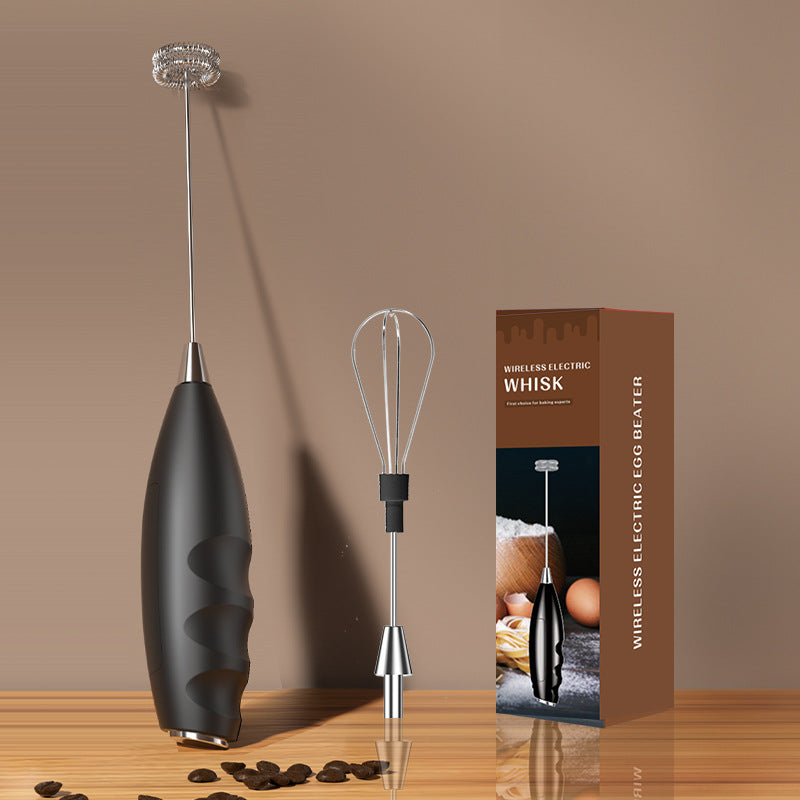 Milk frother, coffee frother, home electric milk frother, milk whisk, milk whisk, hand-held whisk, milk whisk, milk froth