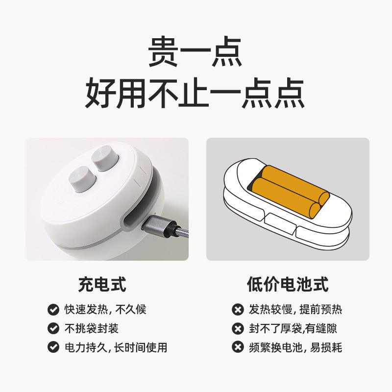 Mini Sealing Clamp Small Household Sealing Machine Food Preservation Sealer Packaging Bag Plastic Sealing Machine Snack Bag Opening Machine