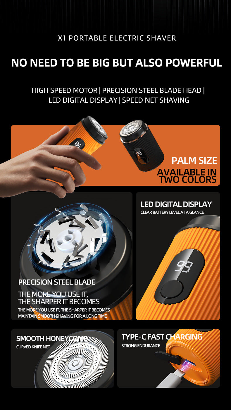 Cross Border Electric Shaver Electric Shaver usb portable rechargeable Electric Shaver