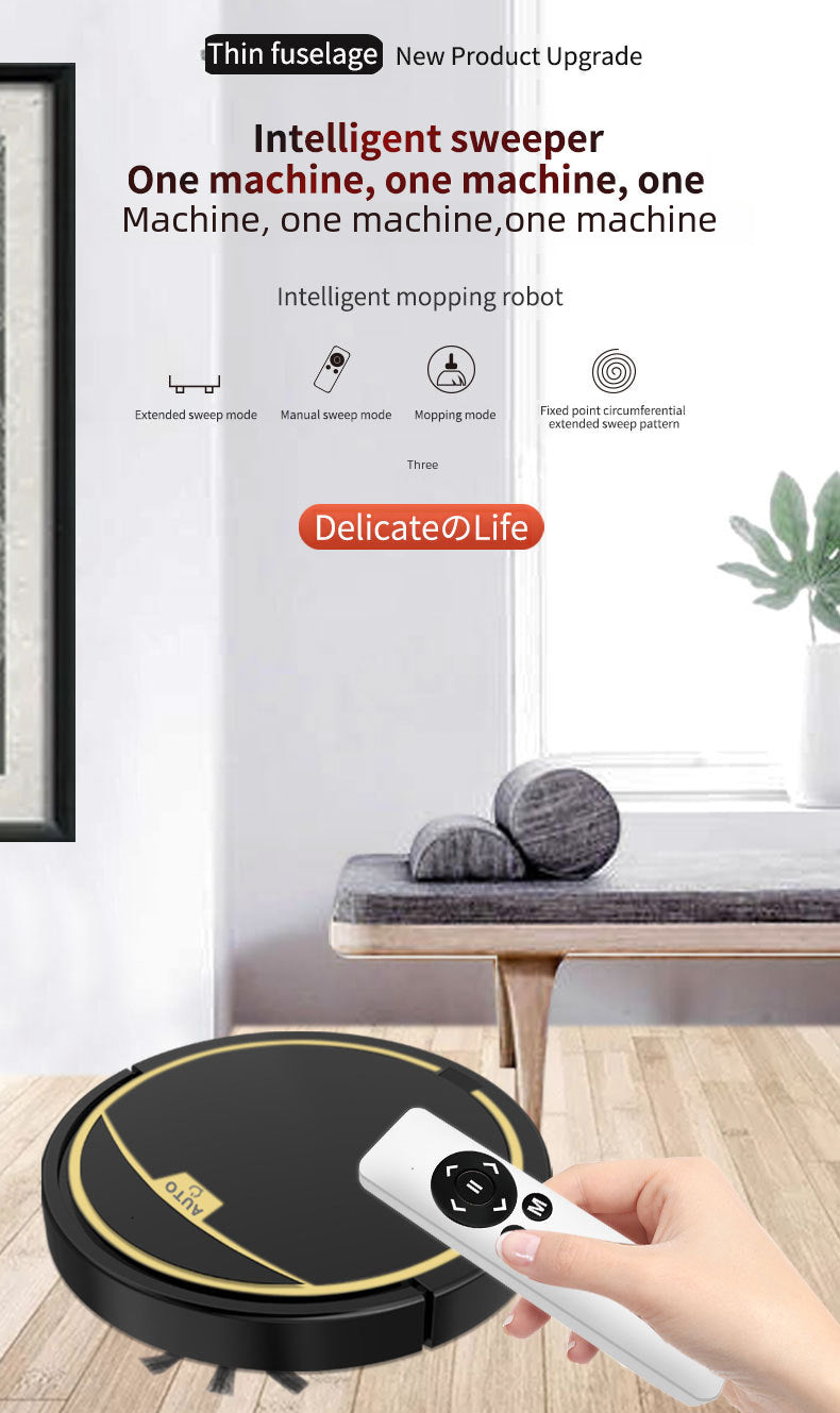 Remote control sweeper route planning slim intelligent sweeping robot automatic vacuum cleaner suction sweeper