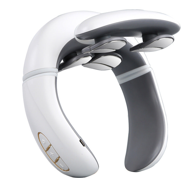 Neck and Shoulder Massager - Smart Pulse Massager with Heat & Vibration