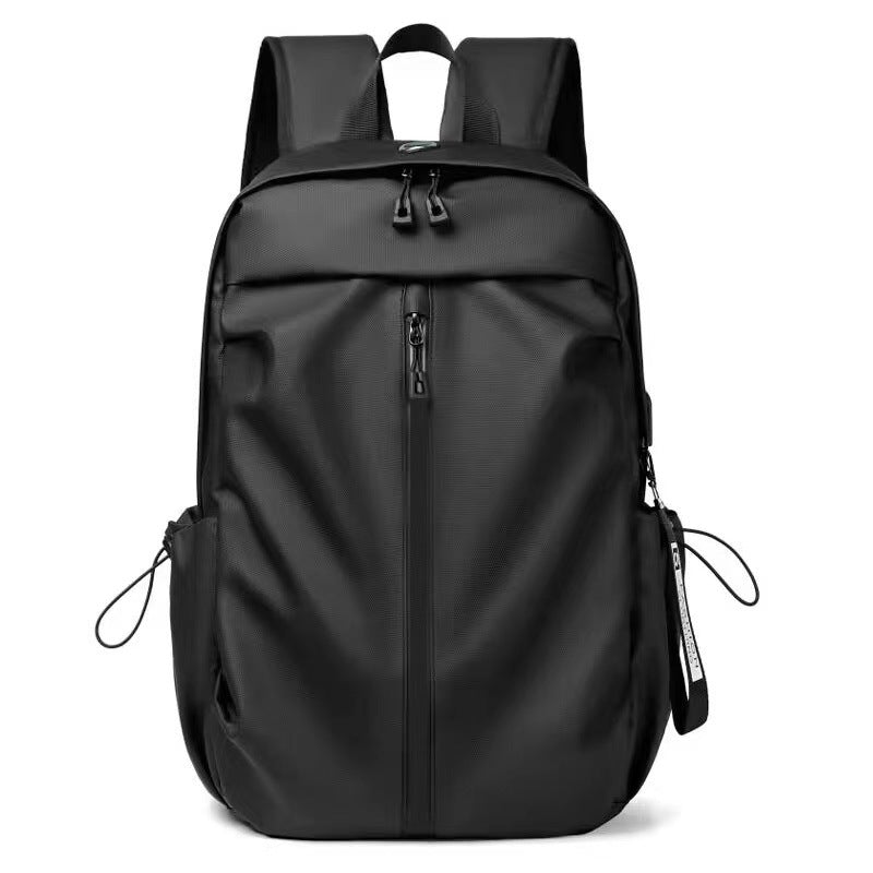 Cross-border film waterproof backpack large capacity student school bag business computer backpack fashion simple men's backpack